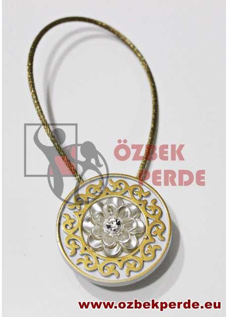 Sarmaşık Çiçekli Perde Mandalı